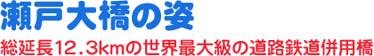 瀬戸大橋の姿